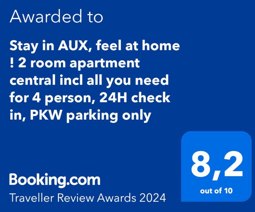 Stay In Aux, Feel At Home ! 2 Room Apartment Central Incl All You Need For 4 Person, 24H Check In, Pkw Parking Only Аугсбург Екстер'єр фото